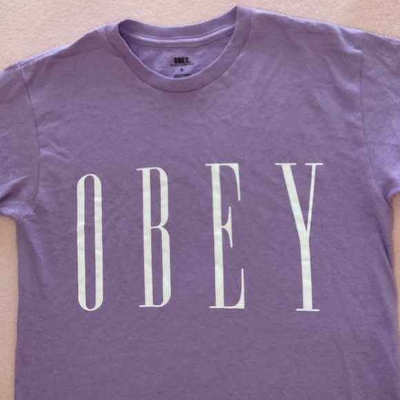 Purple OBEY T-shirt - Picture 2 of 2